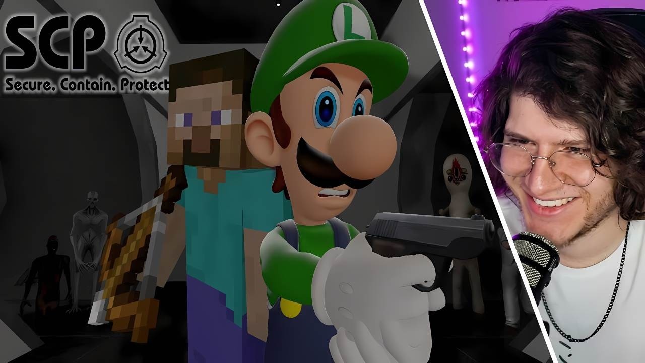 CINIS REACCIONA A LUIGI Y STEVE EN LA FUNDACIÓN SCP - GARRY'S MOD