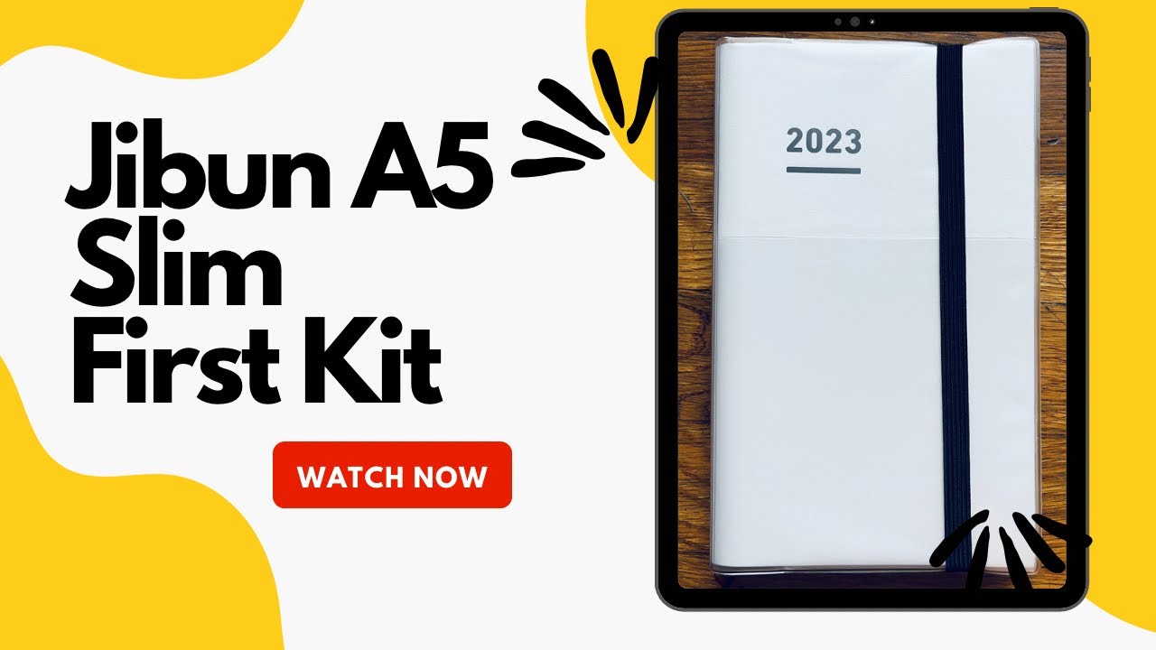 Jibun Techo A5 Slim First Kit Standard Cover Openbox