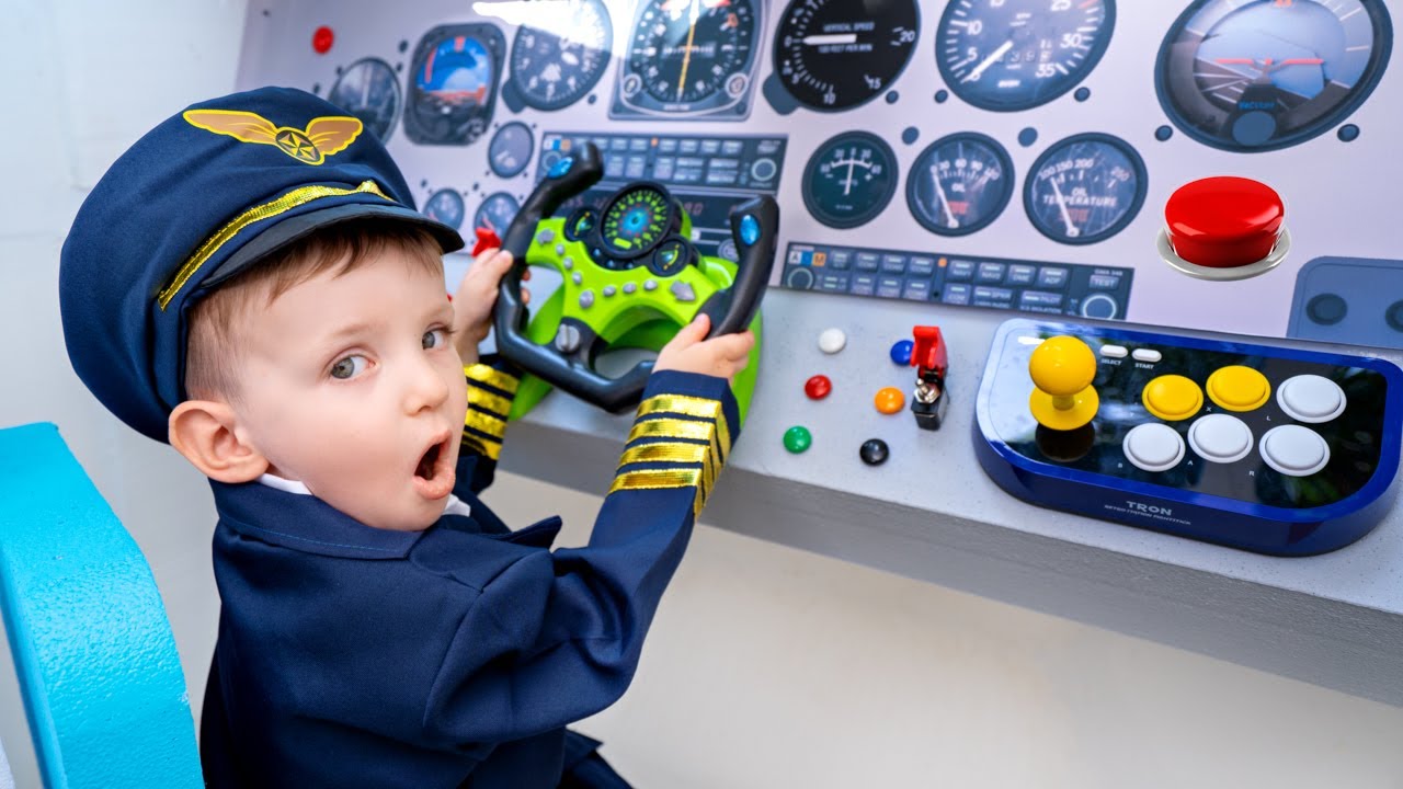Cerita anak terbaik tentang Alex seorang pilot dan permainan bandara