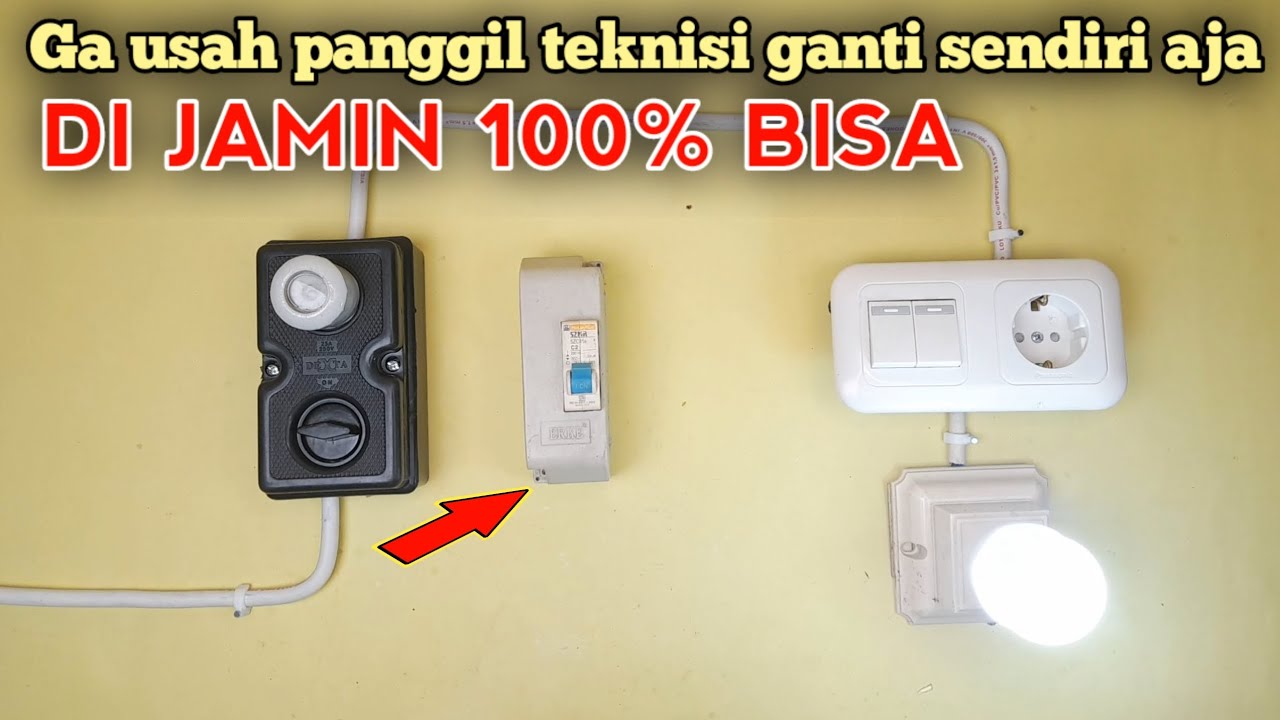 Ganti sekring ke mcb mudah tanpa ribet