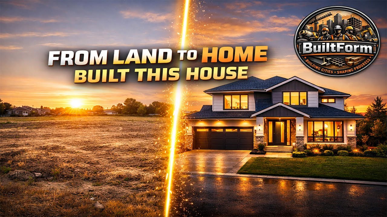 Builds a Modern American House From Scratch 🏡| Step by Step Construction
