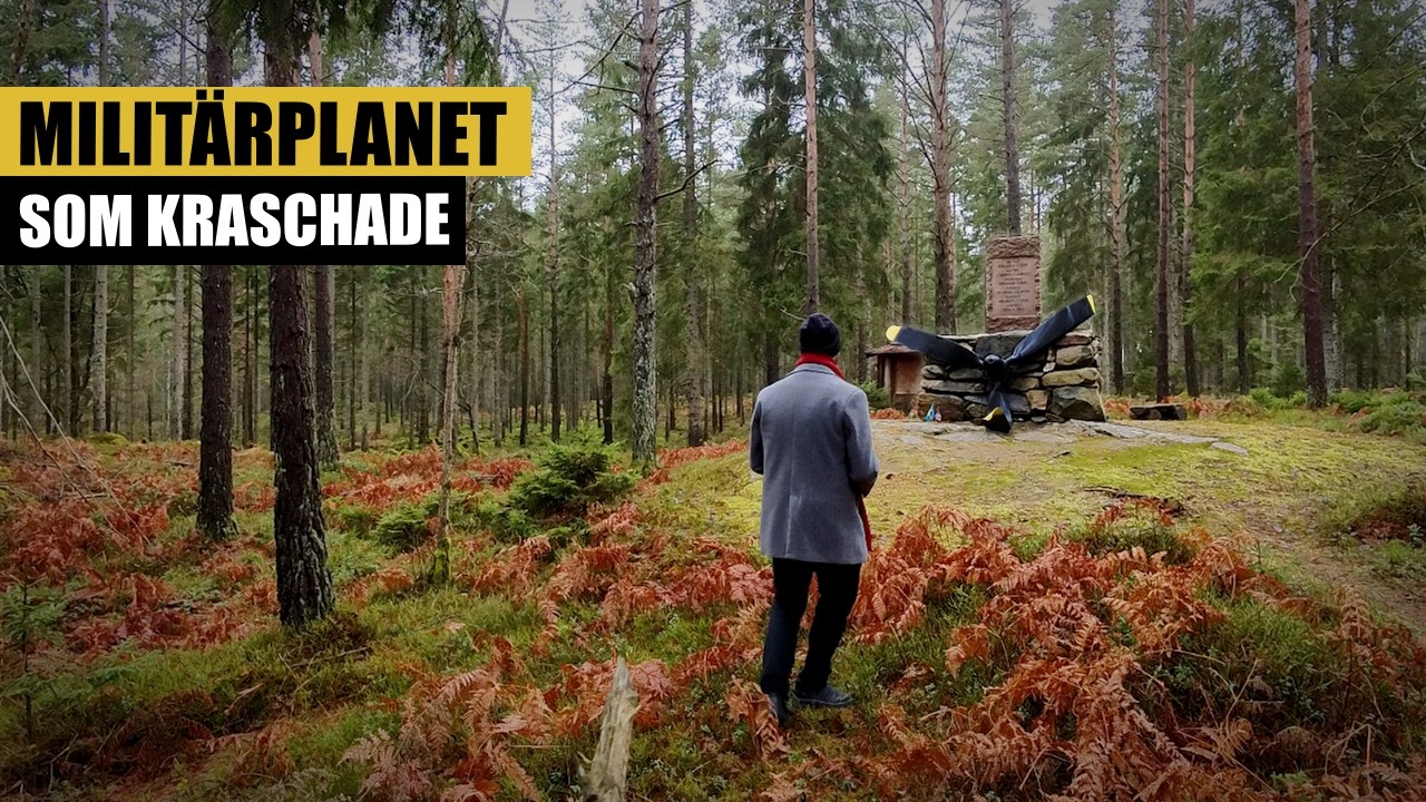 Den gången ett amerikanskt militärflyg kraschade i Sverige