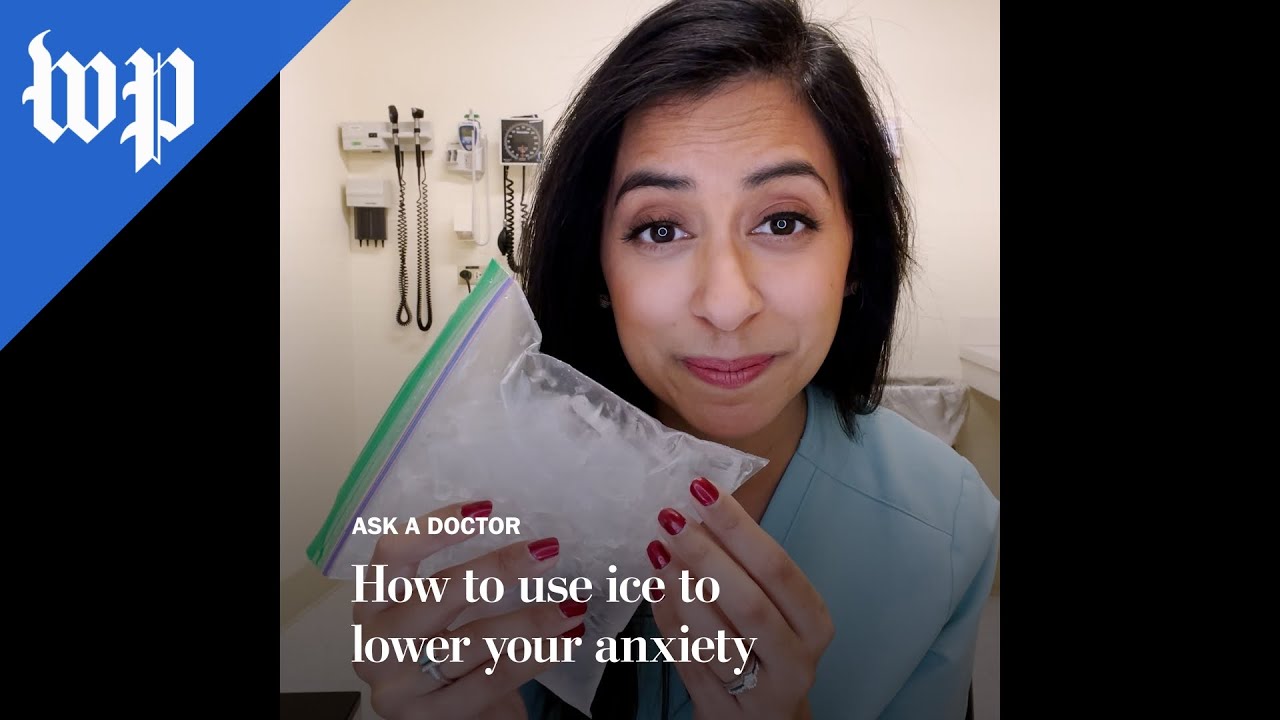 How to use ice to lower your anxiety