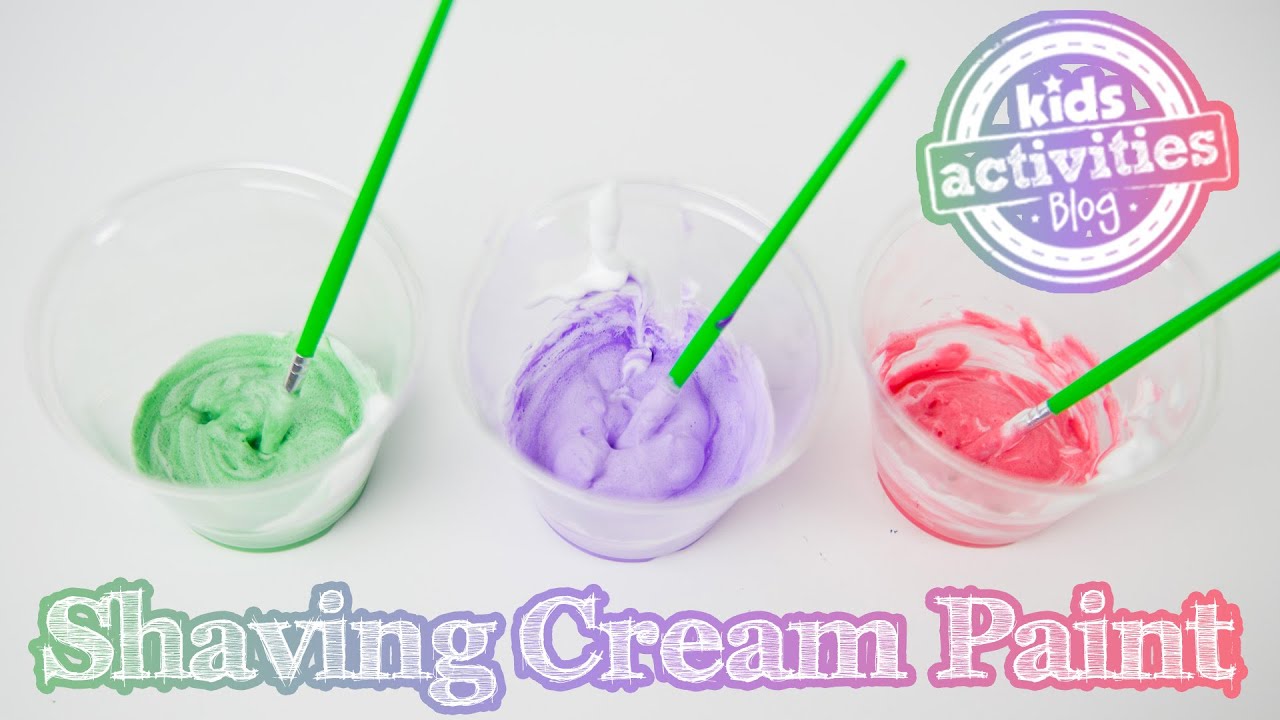 Shaving Cream Paint