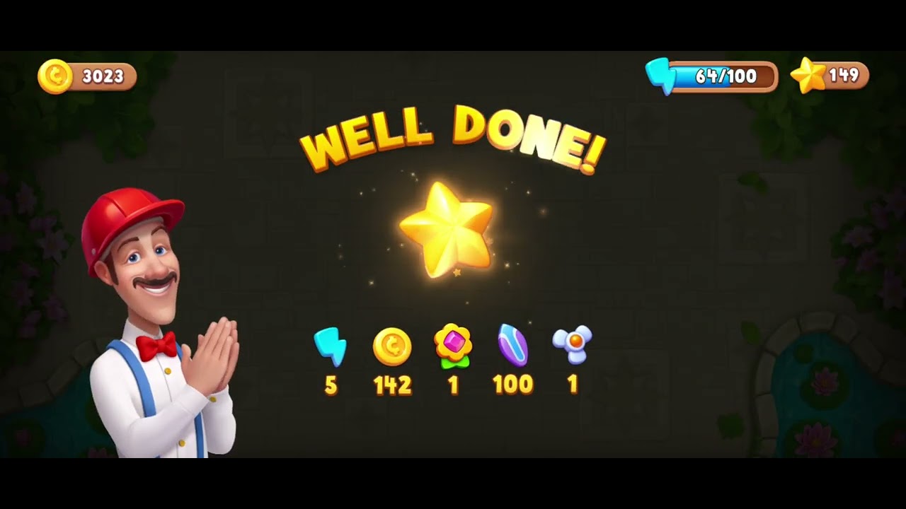 Уровни 2070-2078 игры Garden Escapes (8 ходов).