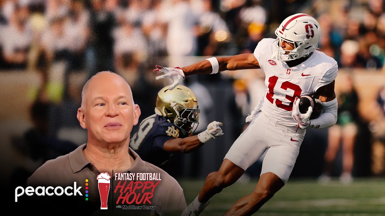 Elic Ayomanor's 'physicality' will be an asset in NFL | Fantasy Football Happy Hour | NFL on NBC