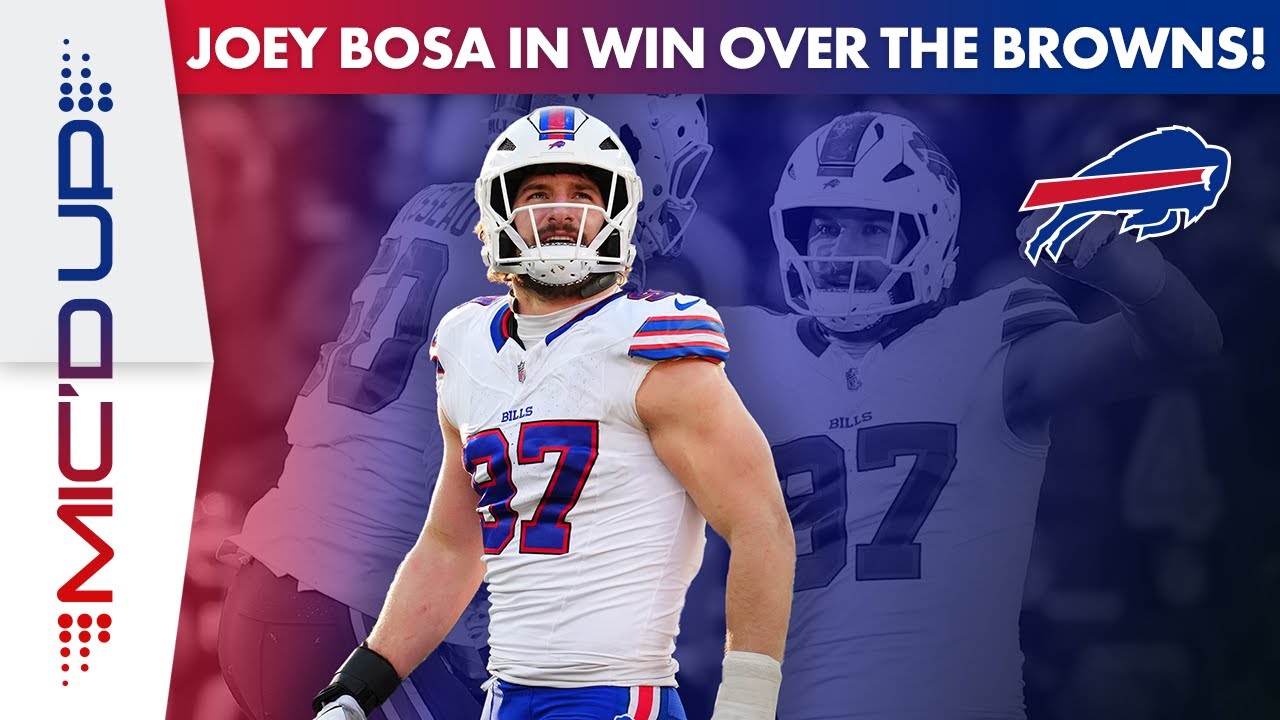 Joey Bosa MIC'D UP In Win Over The Browns! | Buffalo Bills