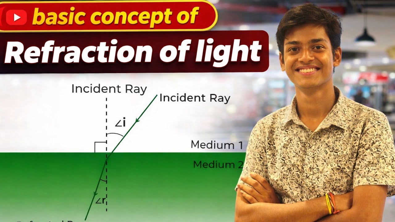 Refraction of Light: Basic Concepts & Laws Explained | Class 10/class 12 Physics