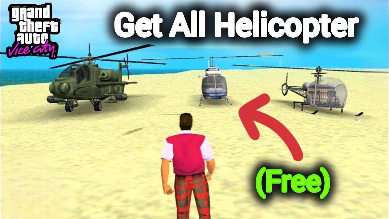 How To Get All Helicopters Free | in GTA Vice City | Full Guide (2025) #gta