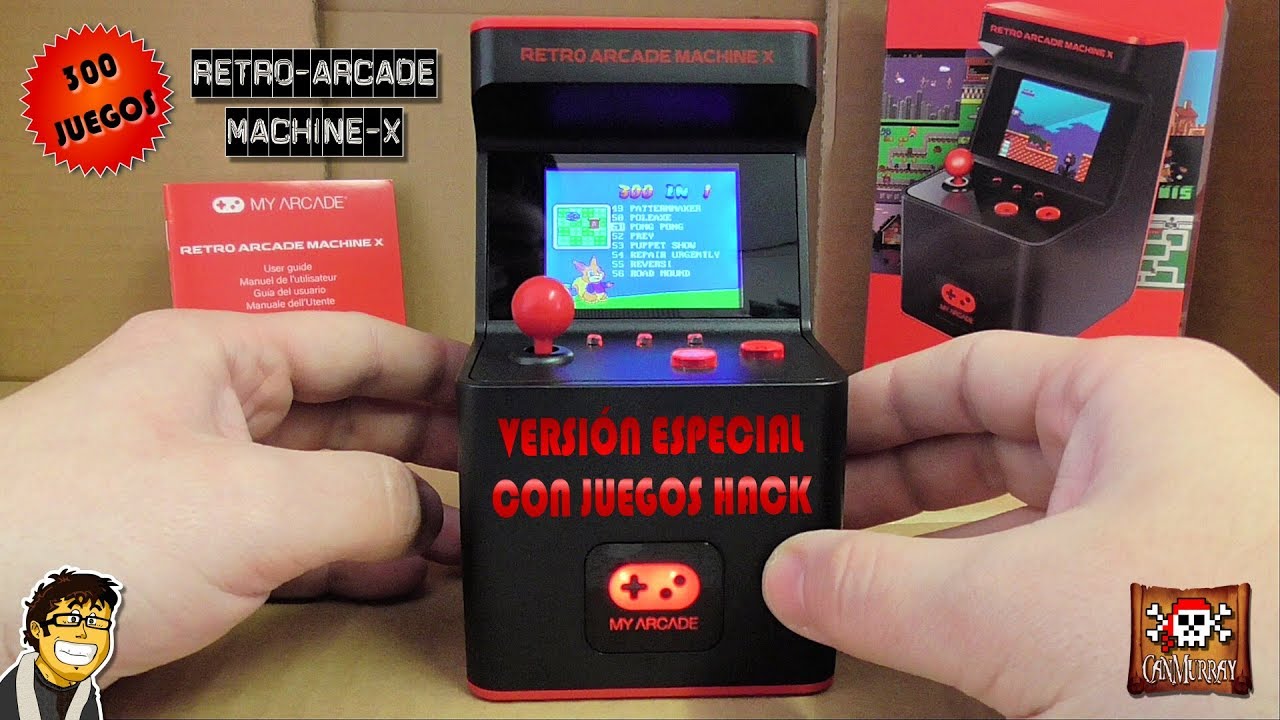 Retro Arcade Machine X | 300 Juegos en 1 | Incluye Versiones Hack [CanMurray] [HD]