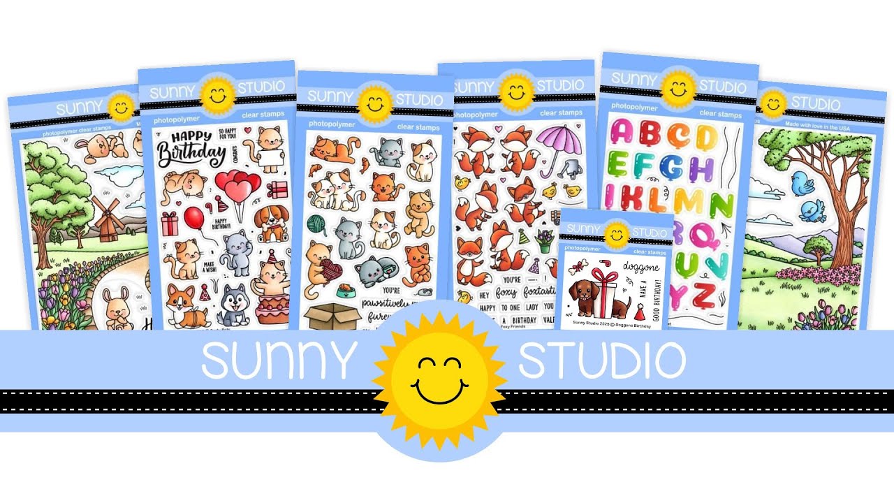 Sunny Studio Stamps Spring 2025 Collection for Valentine's Day & Easter
