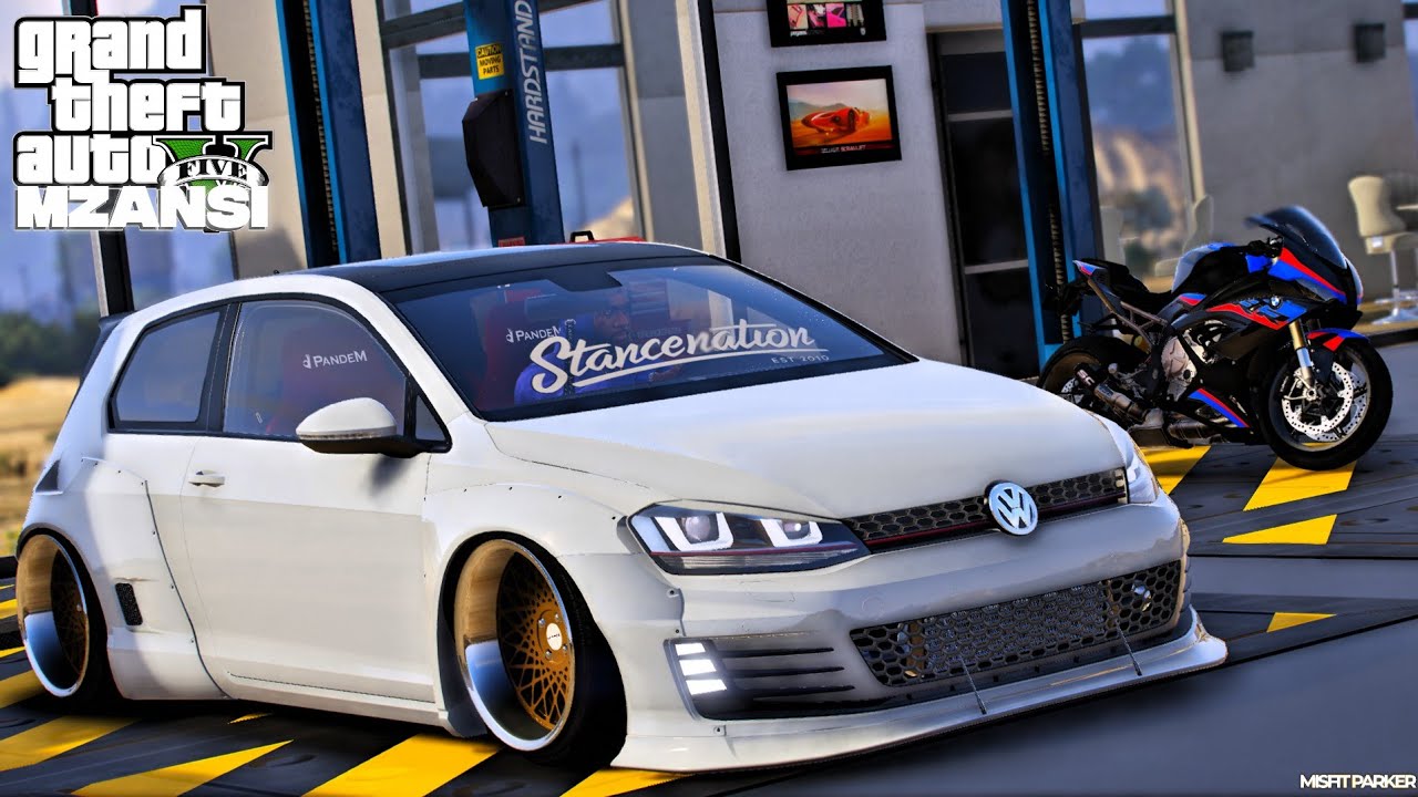 GTA Mzansi - The Kasi Playboy - EP73 | Stanced VW MK7 Golf With Pandem Bodykit