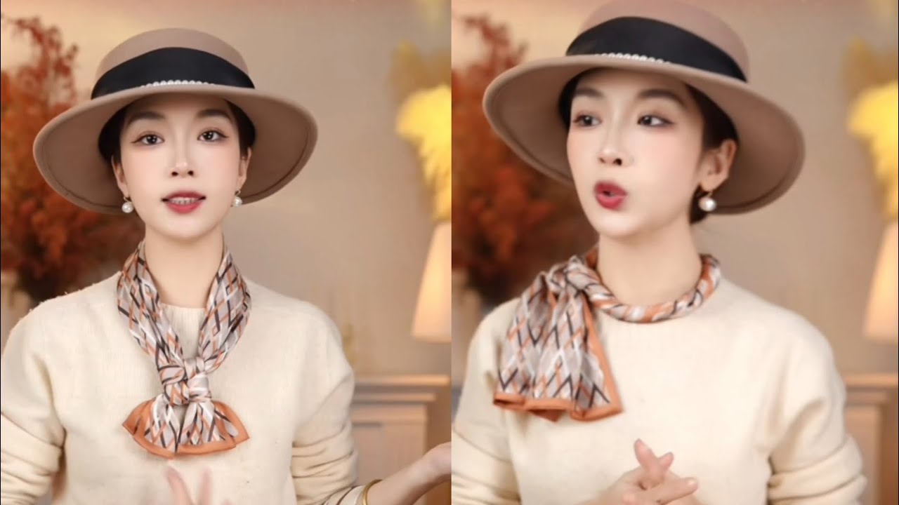 100 Stylish Ways to Tie a Silk Scarf #fashion #scarf #scarffashion