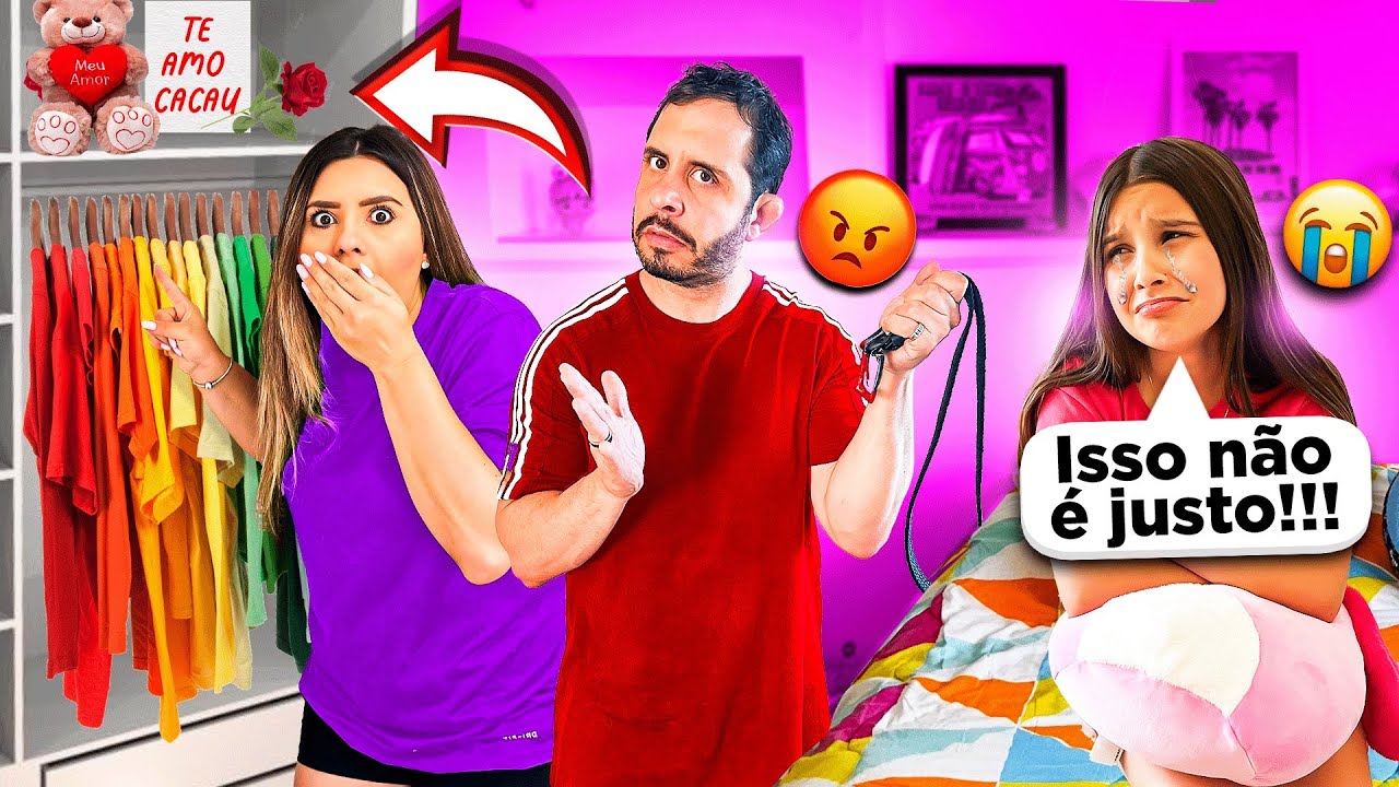 REVISTEI O QUARTO DA CACAU SEM ELA QUERER