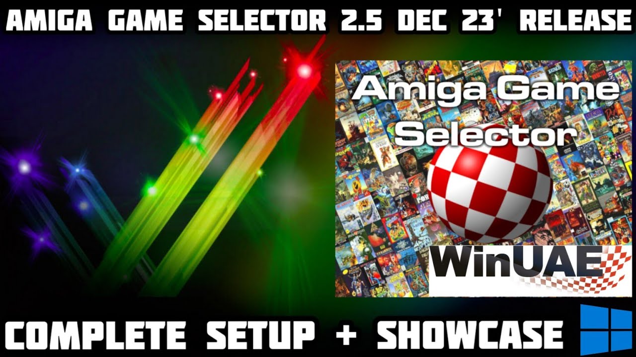 [Update Pinned]Amiga Game Selector - Complete Beginners Setup Guide 