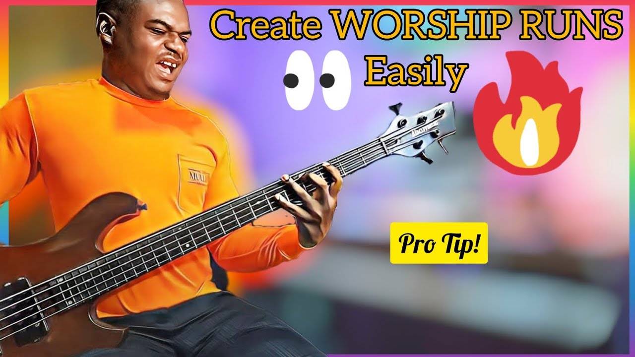 Learn How to Create Worship RUNS BASSLINES With Chord Progression Connection / BASS LESSONS