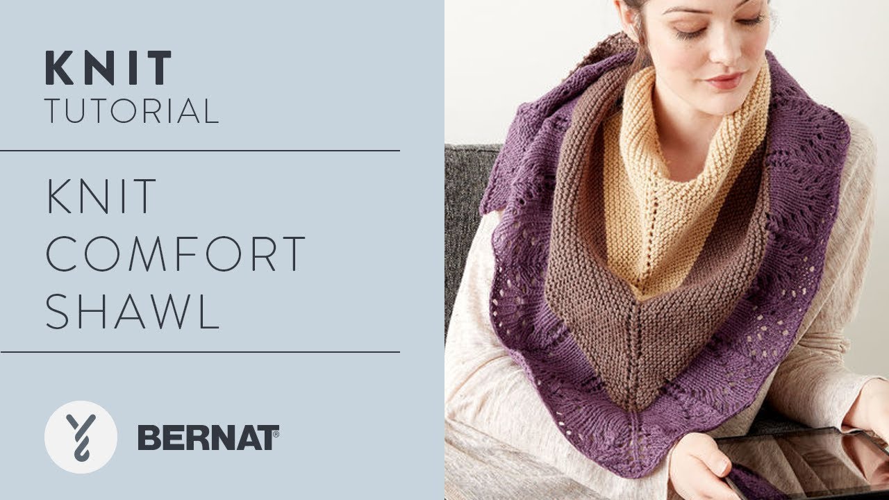 How to Knit a Prayer Shawl | Comfort Shawl