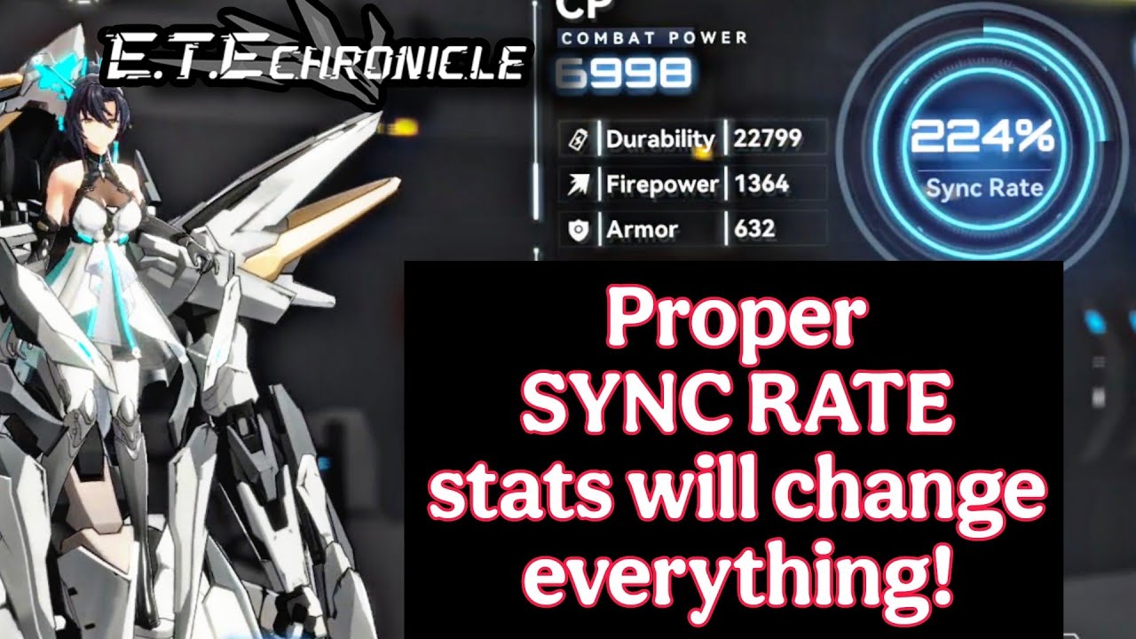 The BEST stats for every class (SYNC RATE) - E.T.E Chronicle Global