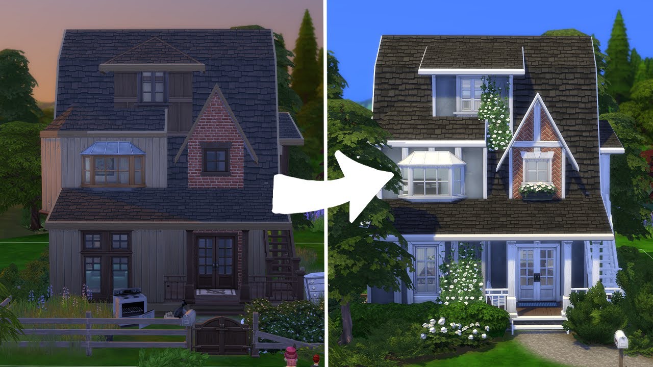 I tried renovating one of your builds in The Sims (Streamed 8/18/20)