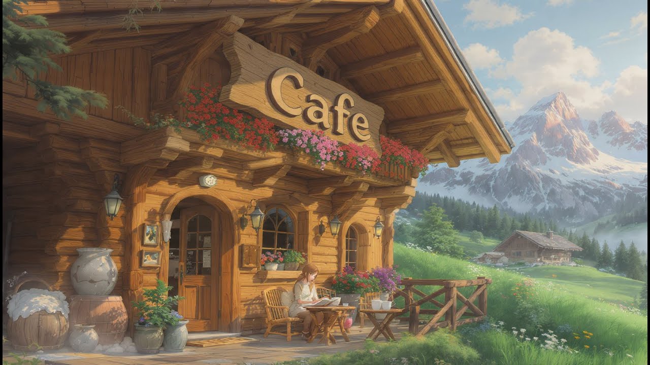 Quiet Rainy Cafe | Background Music for Productivity