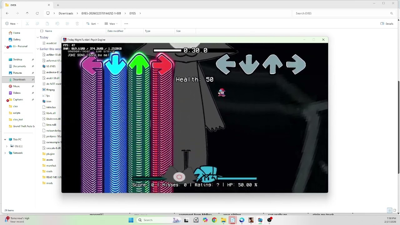 fnf bambi and dave omagadits cat a joke song