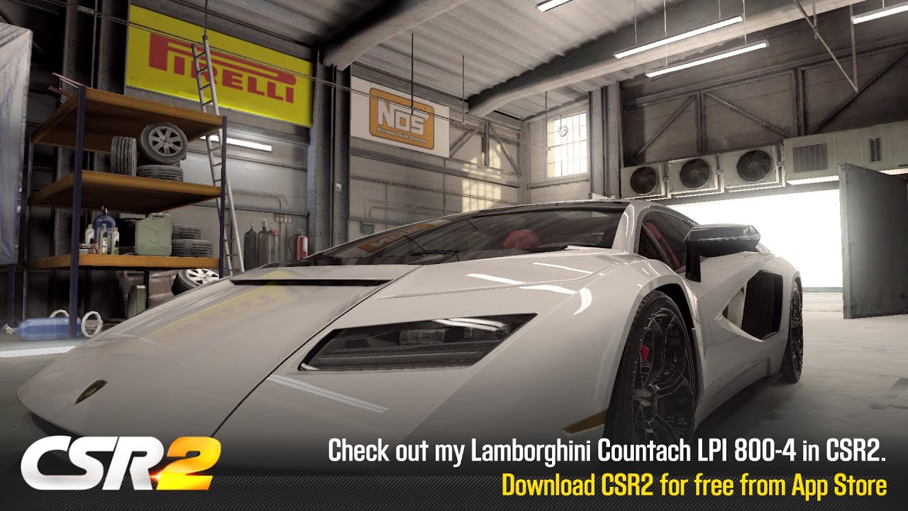 【CSR2】Countach LPI 800-4, shift & tune for 6.93x