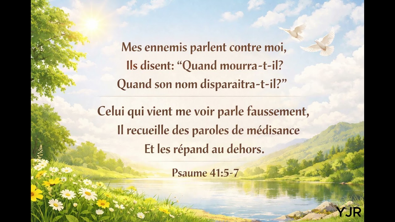 Psaume 41 – Heureux celui qui prend soin du fa
