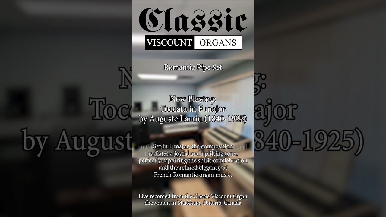Toccata in F major by Auguste Larriu in Romantic