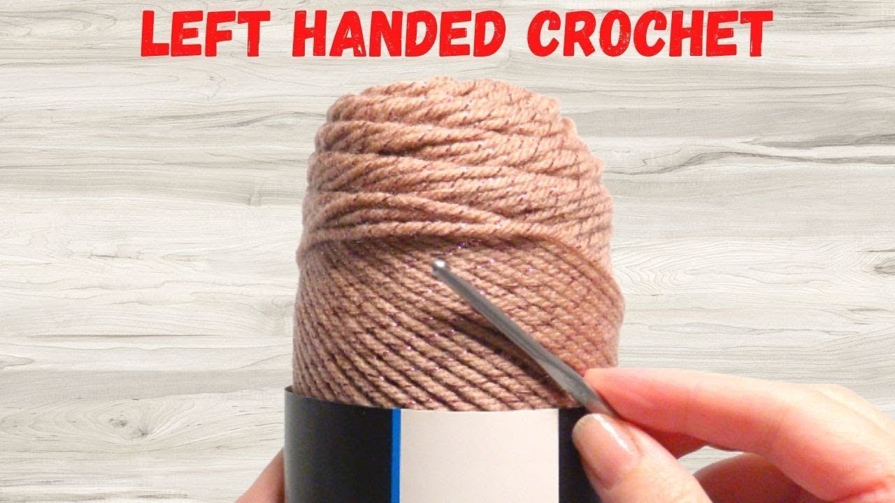 LEFT HANDED: How To Crochet A Baby Blanket For Beginners Step By Step | Crochet Step-By-Step Guide