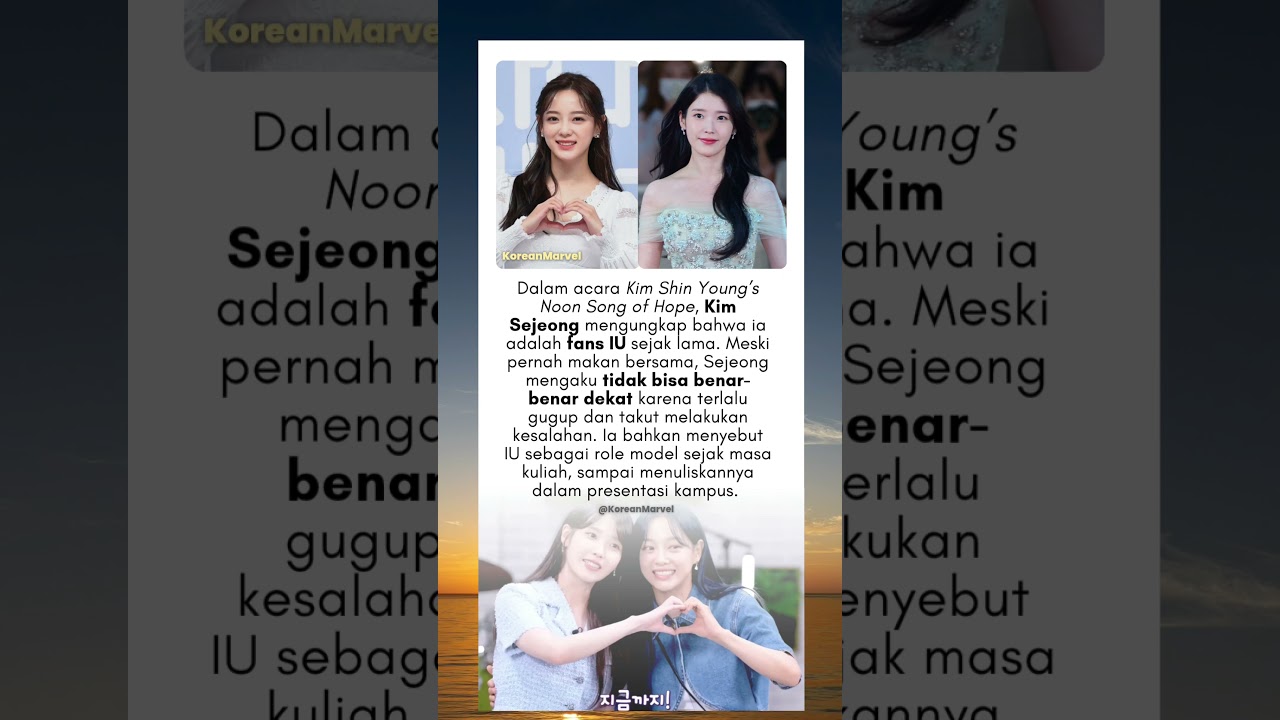 Kim Sejeong Ngaku Fans 