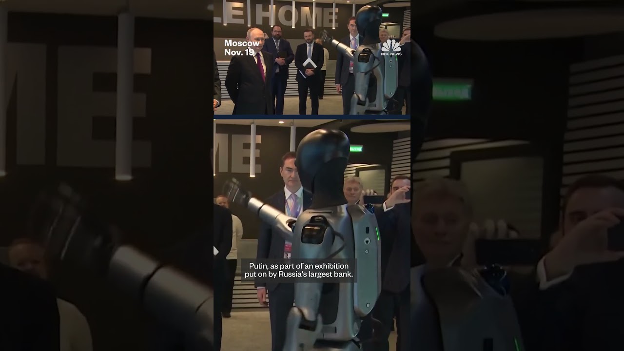 AI-powered humanoid robot dances for Putin in Russia
