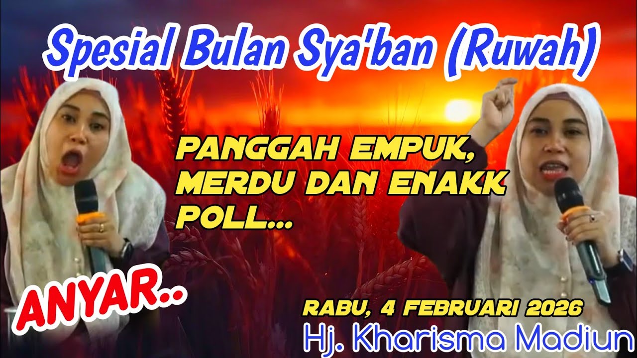 PENGAJIAN HJ. KHARISMA YOGI NOVIANA MADIUN TERBARU 4 FEBRUARI 2026