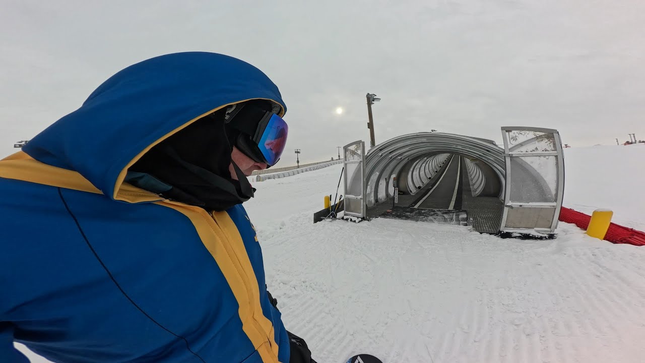 OPENING DAY Hoedown Hill for the 25/26 ski and snowboard season — scored FIRST DROP! 🏂❄️🔥