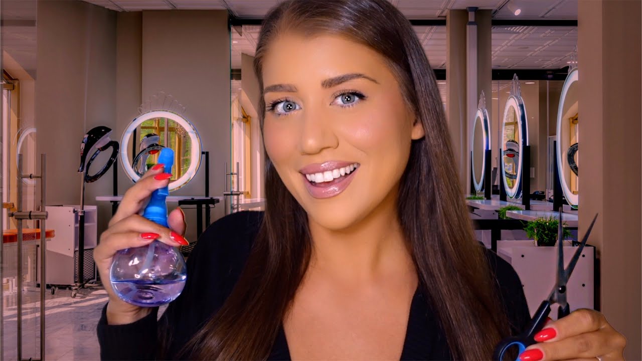 ASMR 10 Minute Haircut Roleplay 💇 (Hair Salon, Barbershop)