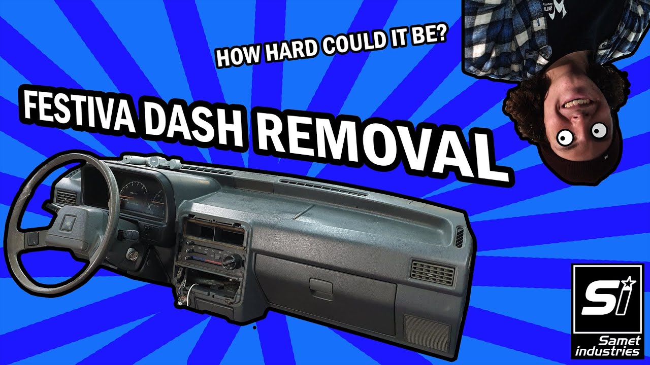Festiva Dash Removal How-To!