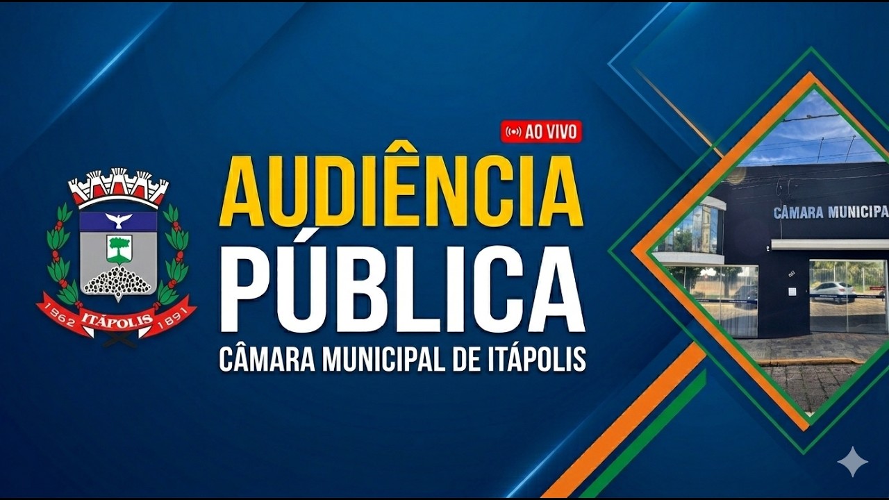 Audiência Pública 09 de março de 2026 | Câmara Municipal de Itápolis – SP