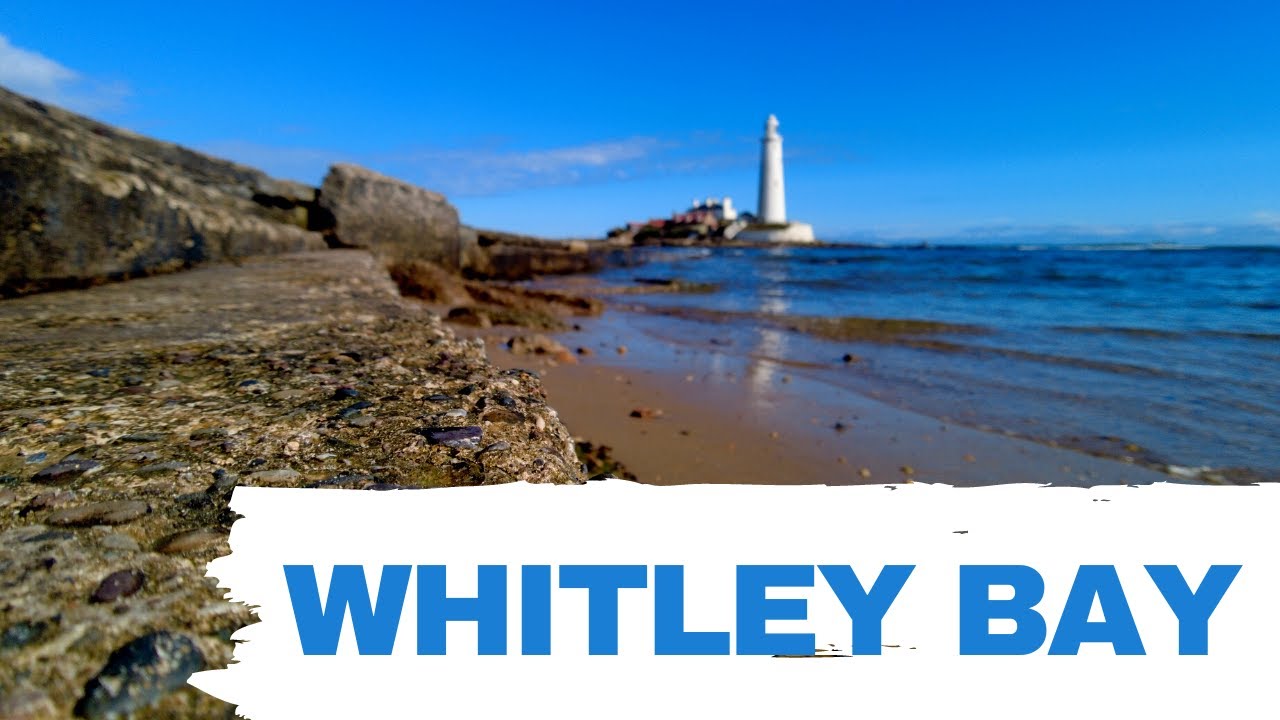 🇬🇧 HD Walking Tour through WHITLEY BAY, Tyne and Wear (England, UK)