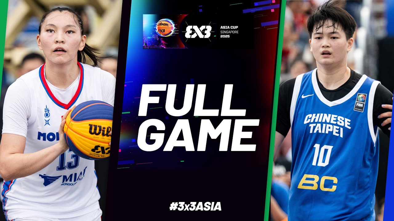Mongolia vs Chinese Taipei | Women Full Game | FIBA 3x3 Asia Cup 2025 | #3x3Basketball
