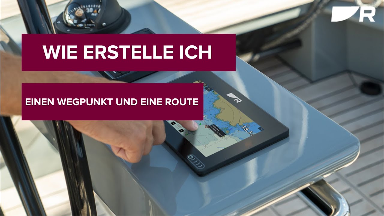 Wie erstelle ich einen Wegpunkt und eine Route