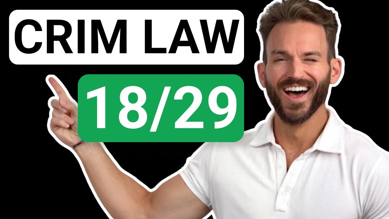 Criminal Law: Solicitation (Inchoate Offenses) [LEAP Preview]