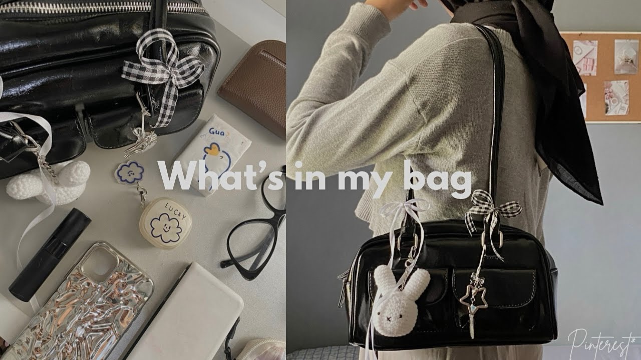 Vlog 🖤 || what’s in my bag ᡣ𐭩˙ᵕ˙ᰔᩚ