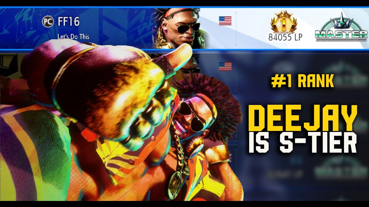 ⭐ S-tier Dee Jay(FF16) Rank 1 Worldwide | Street Fighter 6