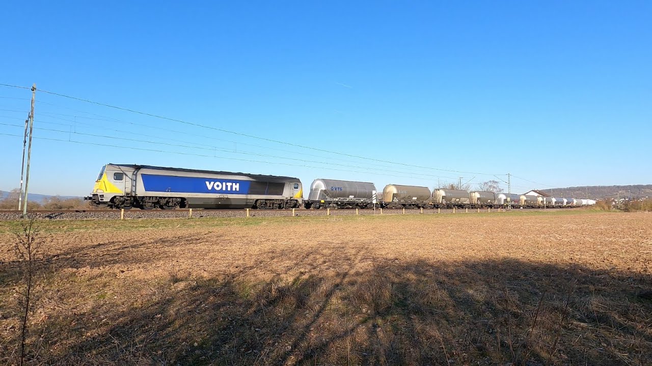 Trainspotting am Rhein, Bei Gau-Algesheim am 19. März 2025, Teil 1 von 2