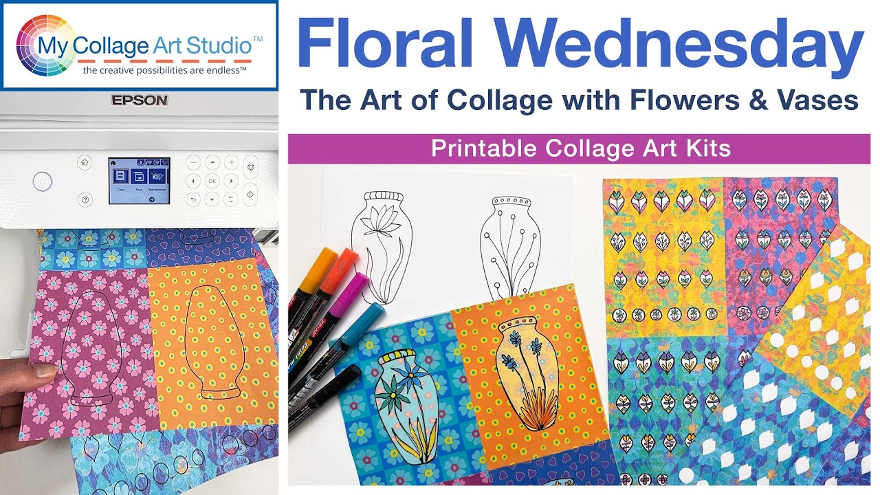 🌷 Doodle Library & Fodder Sheets: Cozy Nook Floral Kit | Floral Wednesday
