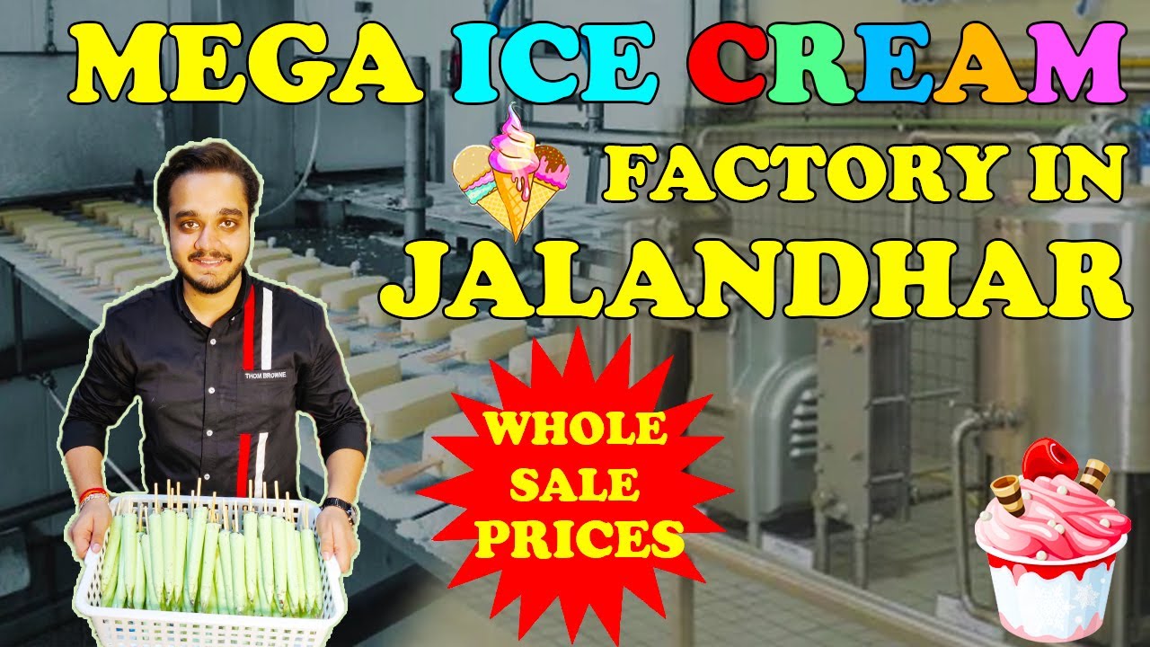 ICE CREAM FACTORY IN JALANDHAR || LAKSHMI REFRESHMENT || BULK ICE CREAM MAKING || AMAZING TASTE 😍😋
