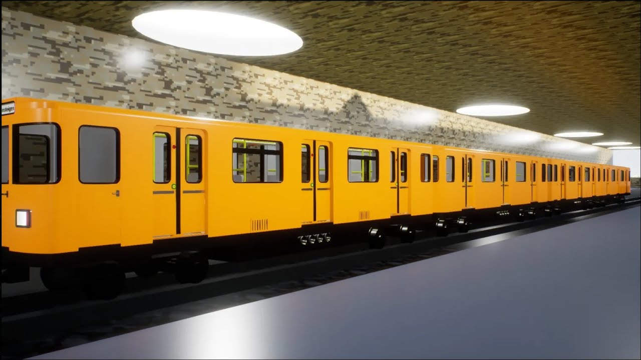 Kurze Mitfahrt im A3L92 auf der U2 in BR (Brick Rigs)