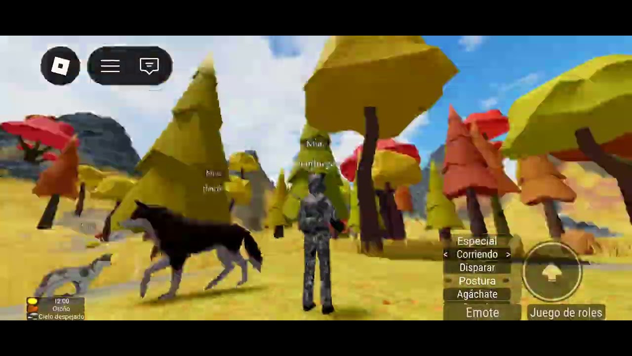 Roblox en los mundos olvidados Misión: protejer a los lobos