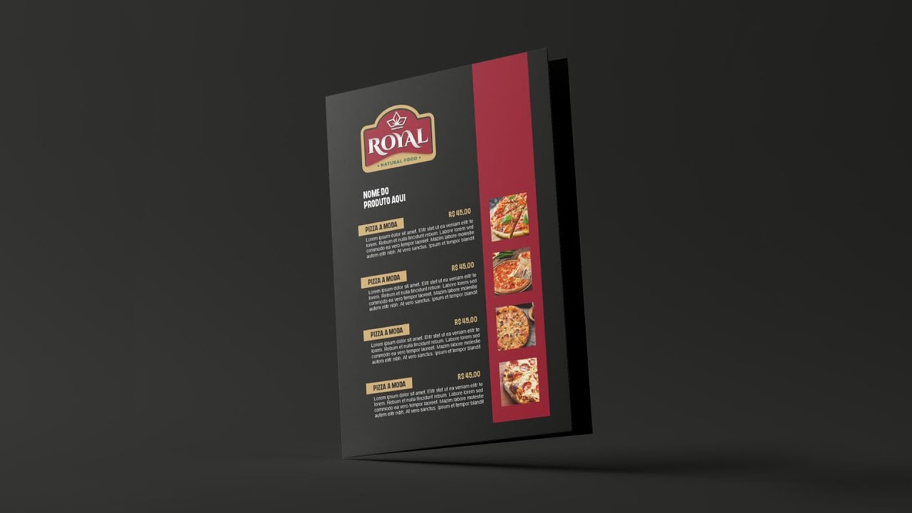 Como Criar Cardápio de Restaurante No CorelDraw