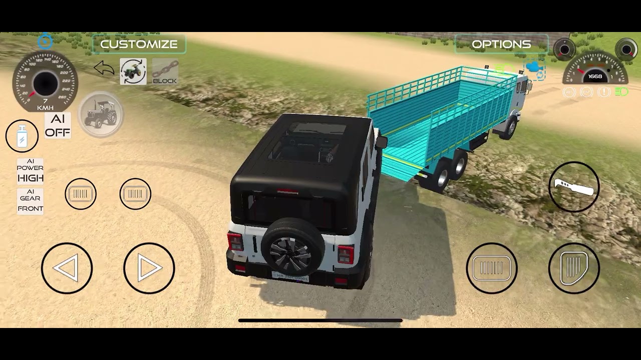 Scorpio loading in truck with thar roxx #youtube #scorpio #thar 