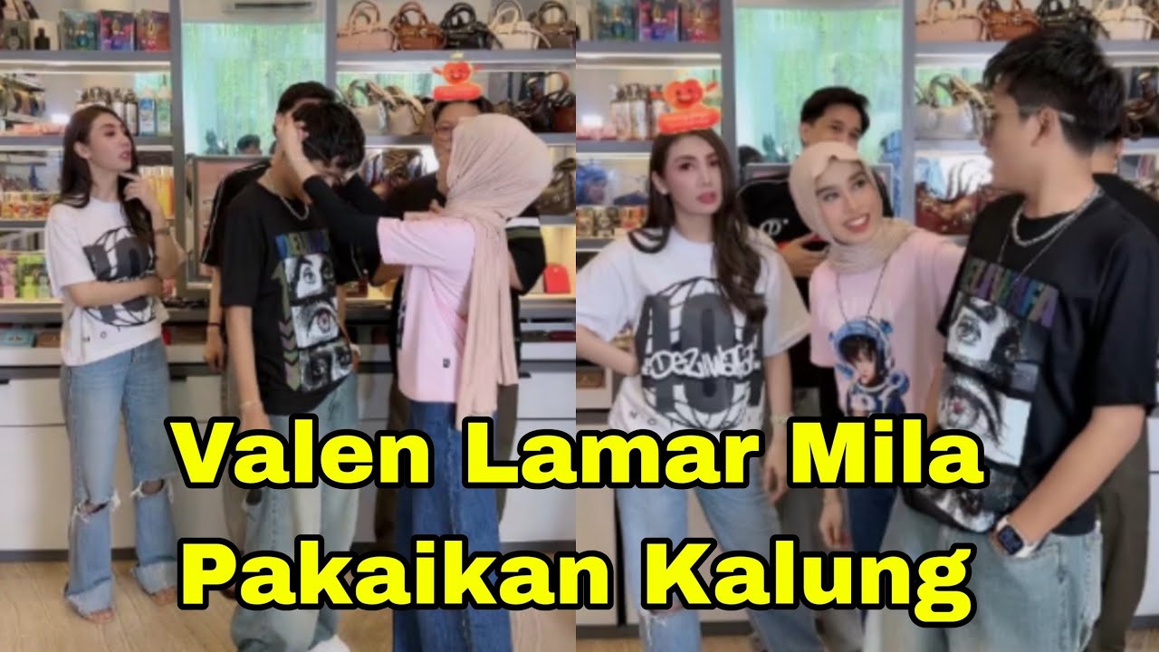 VALEN LAMAR MILA PAKAIKAN KALUNG, KAK GEGE KASIH SELAMAT